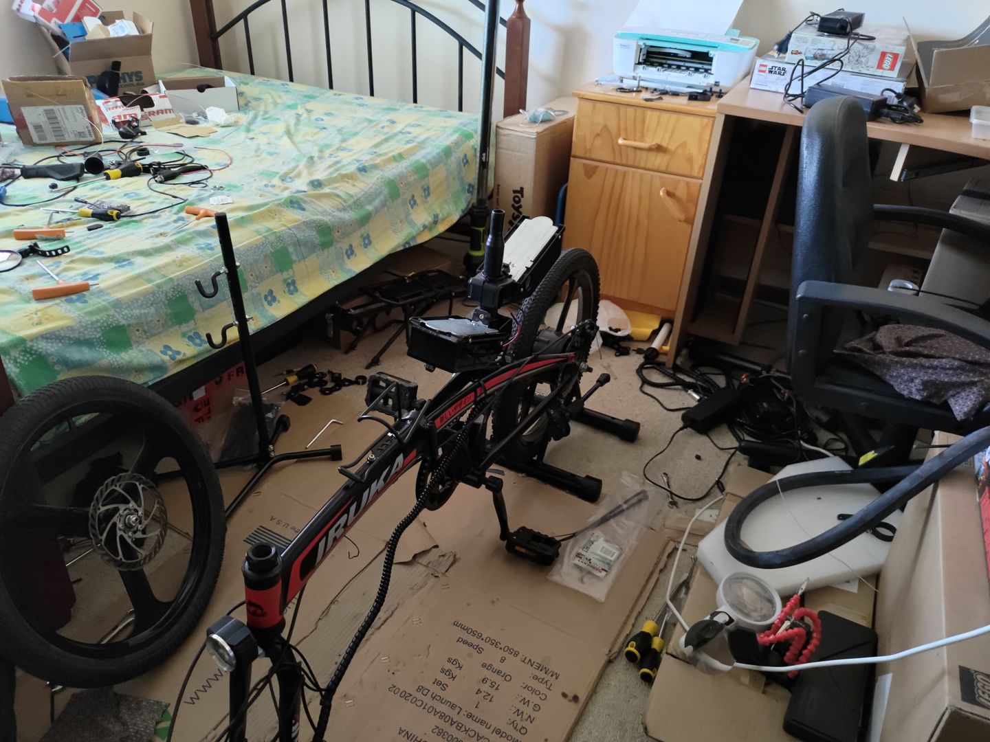 Customer photo review of 36V 14Ah 504Wh Mini Eel In-Frame Samsung eBike Battery CPEM36-14