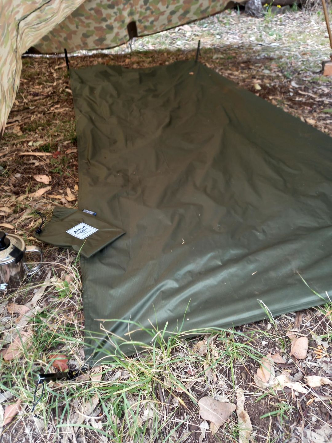 Customer photo review of Ultralight Groundsheet - Single