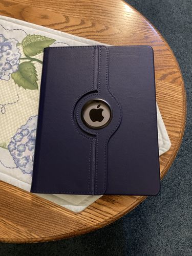 Customer photo review of Premium Leather iPad Case