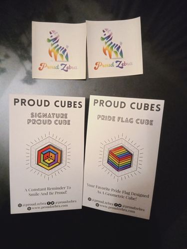 Customer photo review of Rainbow Pride - 1st Edition Pins [Set]