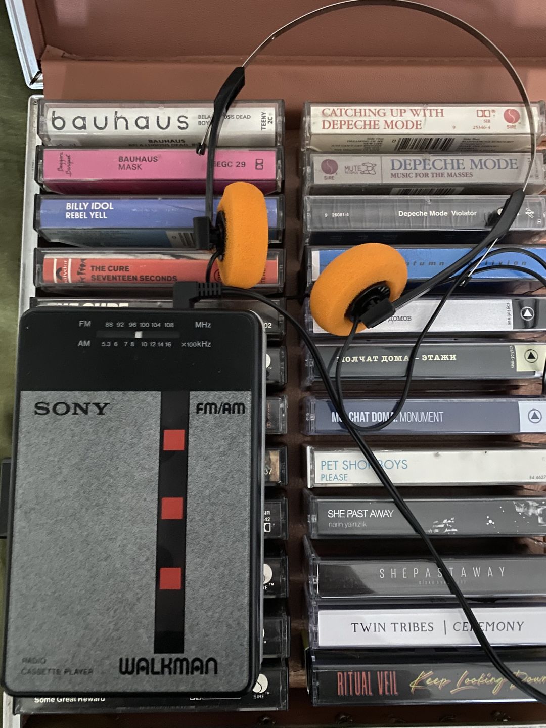 Customer photo review of Sony Walkman WM-AF22 AM/FM Portable Cassette Player