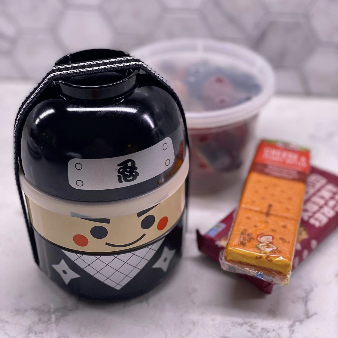 Customer photo review of Kokeshi Doll Kyoto Bento Box | Ninja