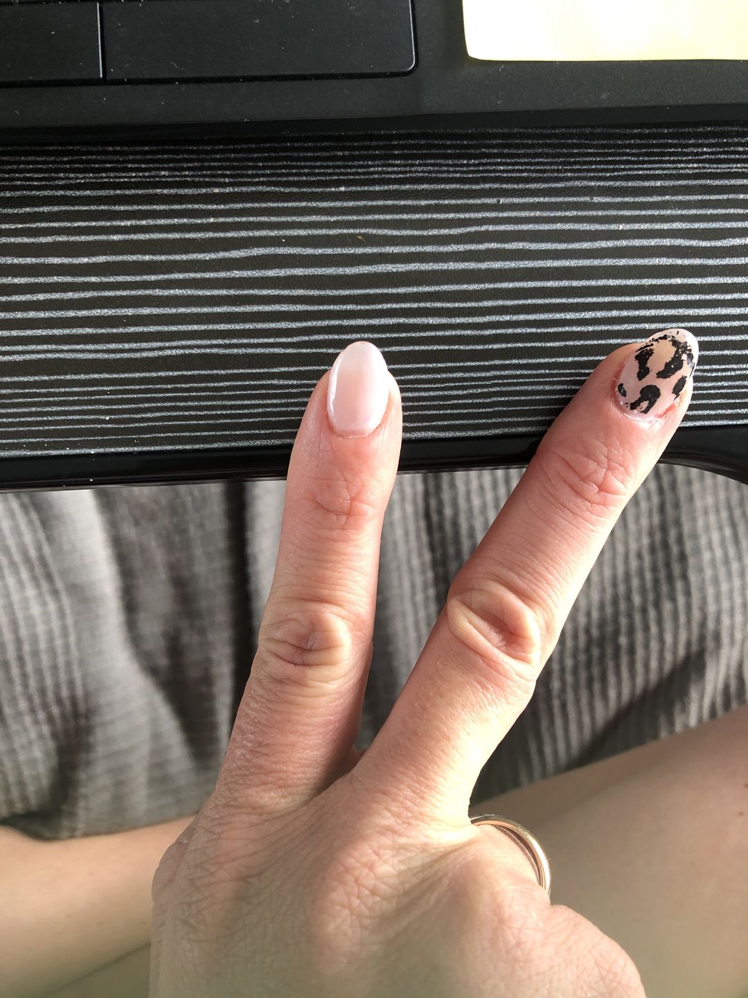 Customer photo review of Semilac 051 French Beige Milk UV Gel Polish 7ml