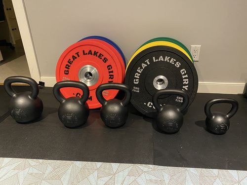 Customer photo review of 20kg / 44lbs E-coated Cast Iron Kettlebell