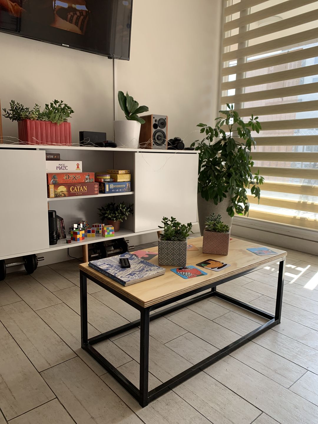 Customer photo review of Mesa de Centro MIMA Rectangular NEGRA