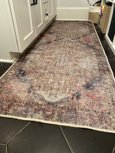 Customer photo review of Distressed Vintage Derya Multi Area Rug
