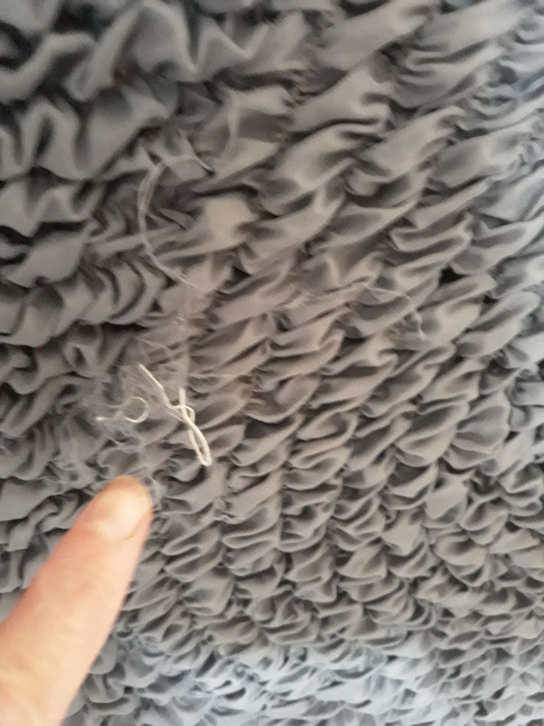 Customer photo review of Corner Sofa Cover - Charcoal  Microfibra