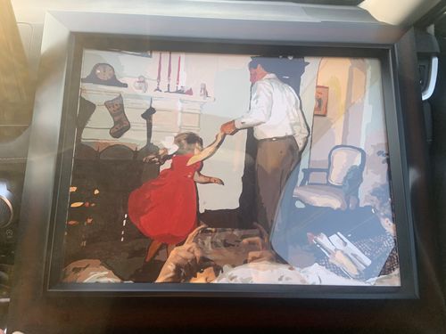 Customer photo review of Custom Paint By Numbers Kit - Upload Your Photo - Brush Set Included