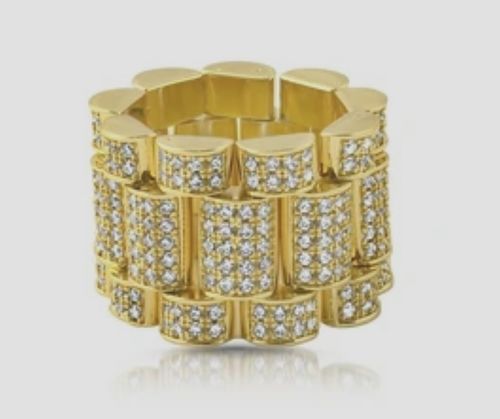 Customer photo review of 14K Gold Presidential CZ Ring