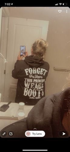 Customer photo review of Princess Wears Boots (Multiple Styles)