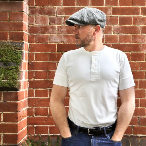 Customer photo review of Vintage Short Sleeve Henley T-Shirt