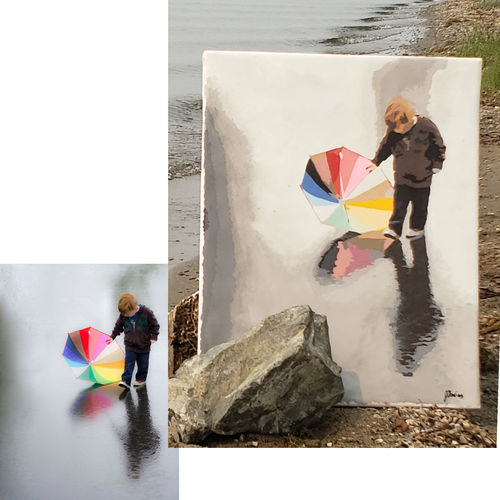 Customer photo review of Paint your photo