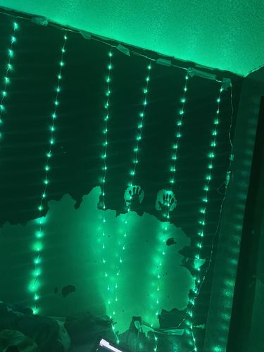 Customer photo review of DormVibes Color Changing Ceiling Lights