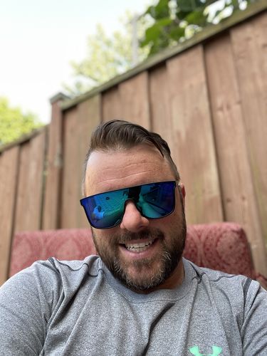 Customer photo review of Slickers (BLUE LENSES)