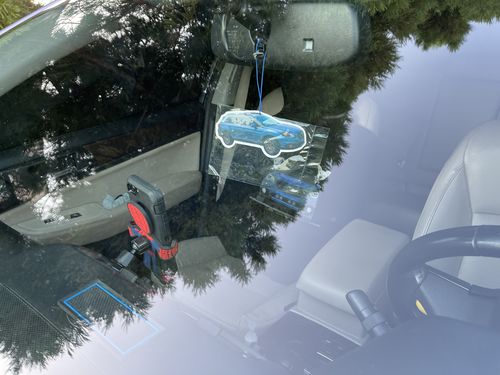 Customer photo review of Three Custom Air Fresheners