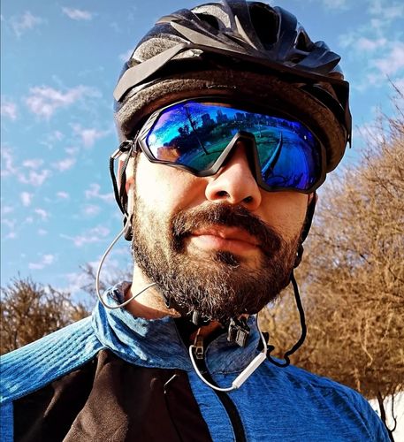 Reseña con foto de un cliente sobre Lentes Kapvoe Stingray