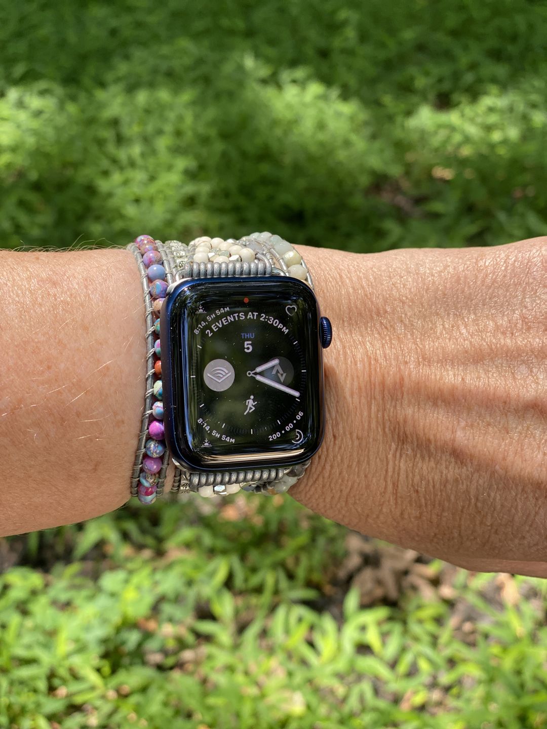 Customer photo review of Healing Turquoise Protection Apple Watch Strap