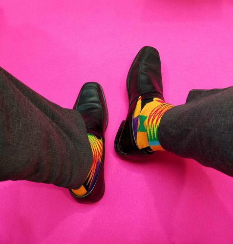 Customer photo review of Boga Neck Tie & Sock Combo