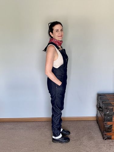 Customer photo review of Two Wheels Overalls Indigo