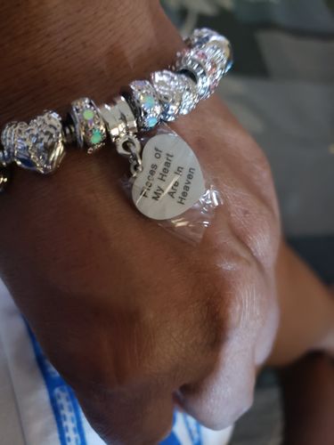 Customer photo review of Pieces of my Heart Multicolored Bracelet