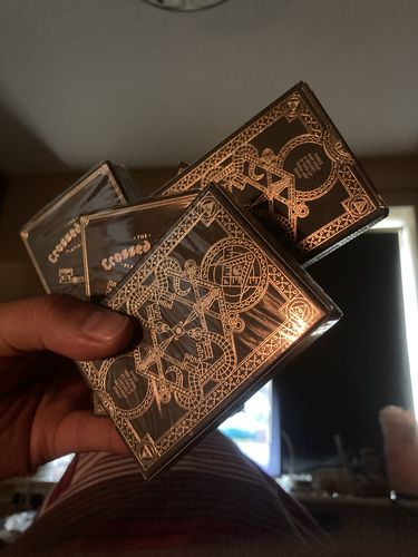 Customer photo review of The Crossed Keys Playing Cards