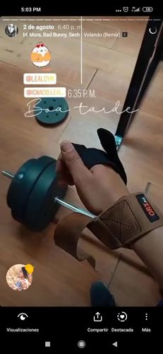 Customer photo review of Straps para Pesas