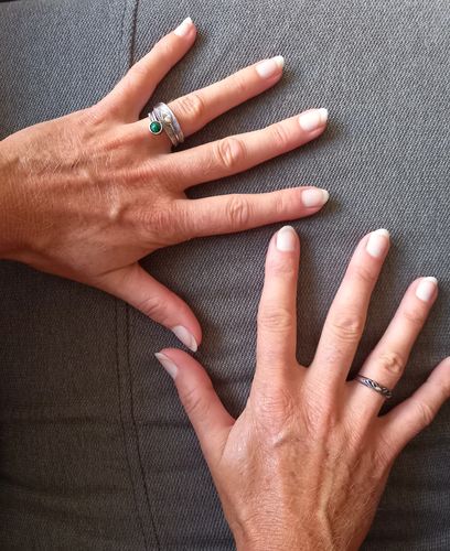 Customer photo review of Lotus Ring - One size fits all