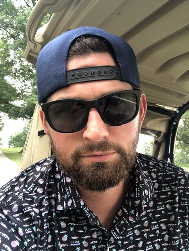 Customer photo review of Blank Snapback - Navy