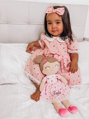 Customer photo review of Personalized Strawberry Girl
