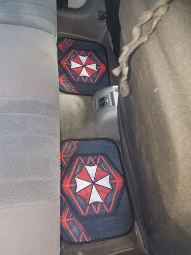Customer photo review of Resident Evil Umbrella Corps Custom Car Floor Mats