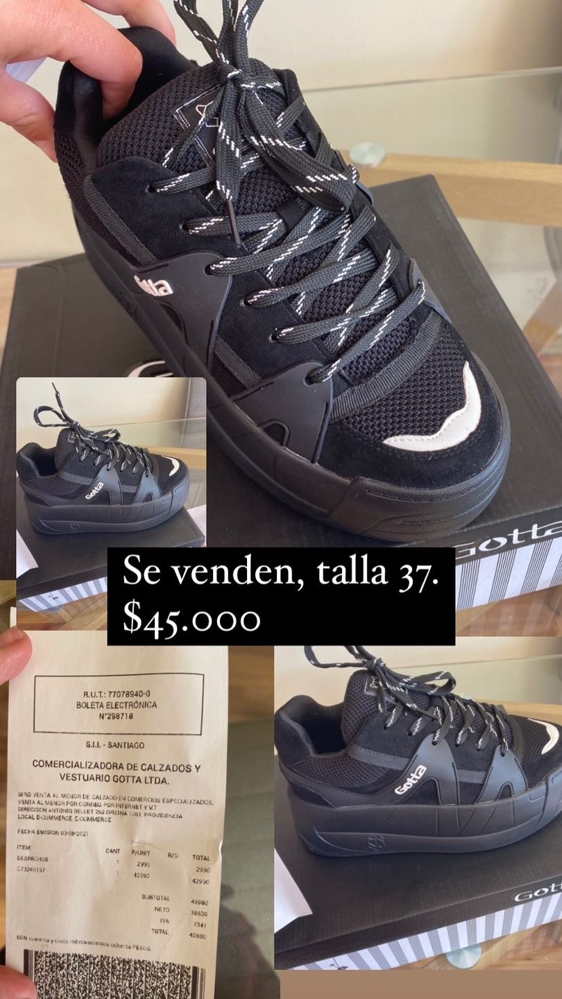Customer photo review of ZAPATILLA NEGRA C7324