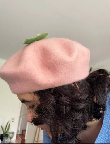 Customer photo review of Feelin' Peachy Beret