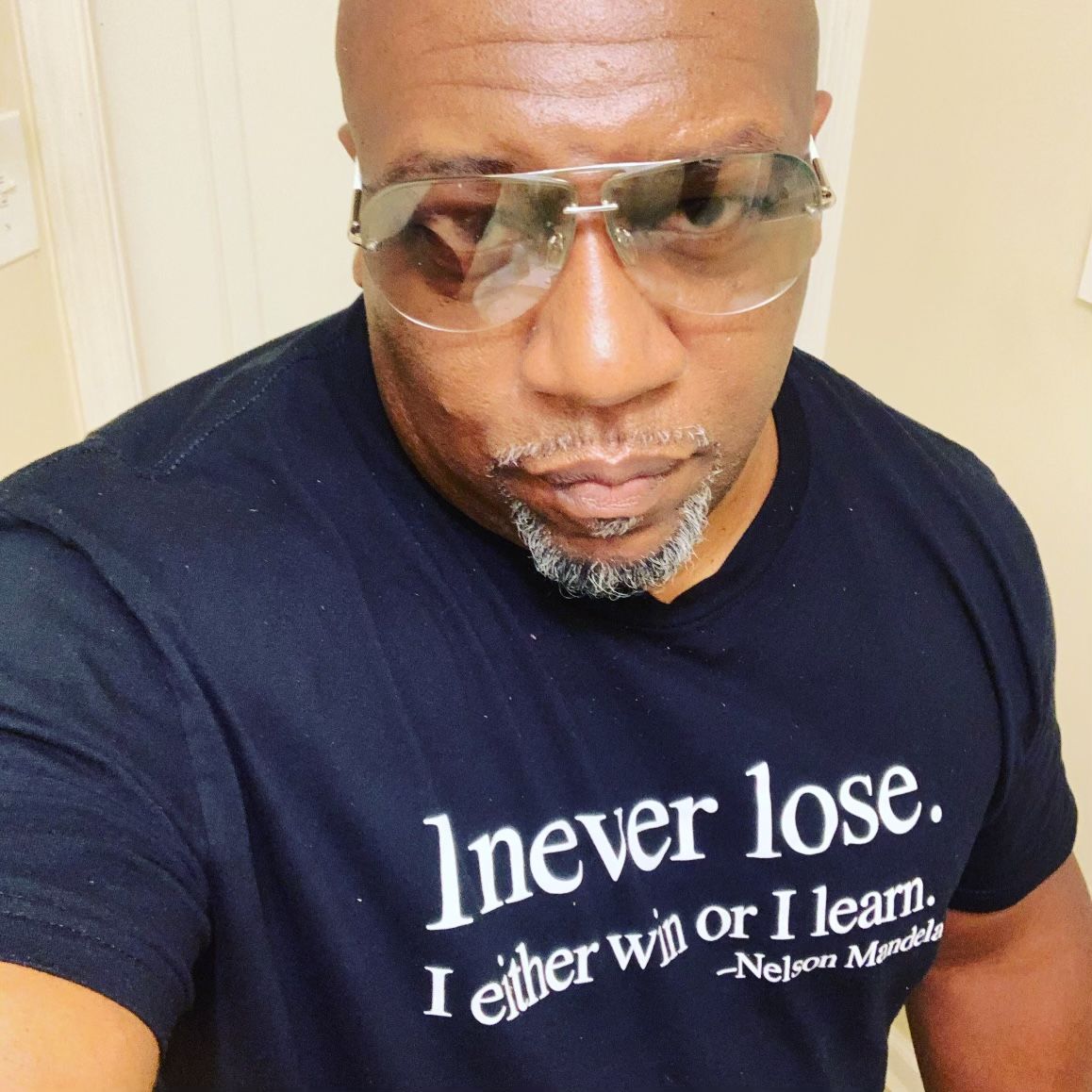 Customer photo review of I Never Lose -Nelson Mandela