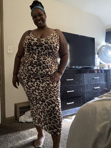 Customer photo review of Rebdolls “Go On” Bodycon Maxi Dress
