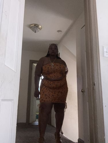 Customer photo review of Rebdolls "Soon Enough" Ruched Mini Skirt Set