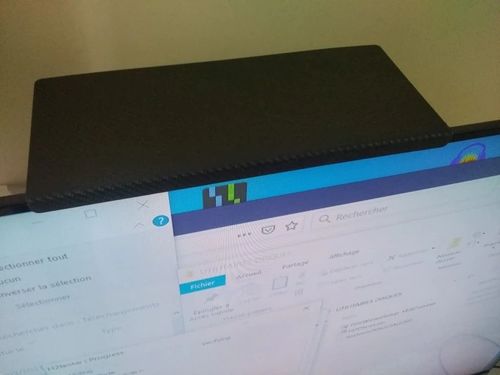 Customer photo review of ®SCREENSHELF - Repisa Ajustable ⭐⭐⭐⭐⭐