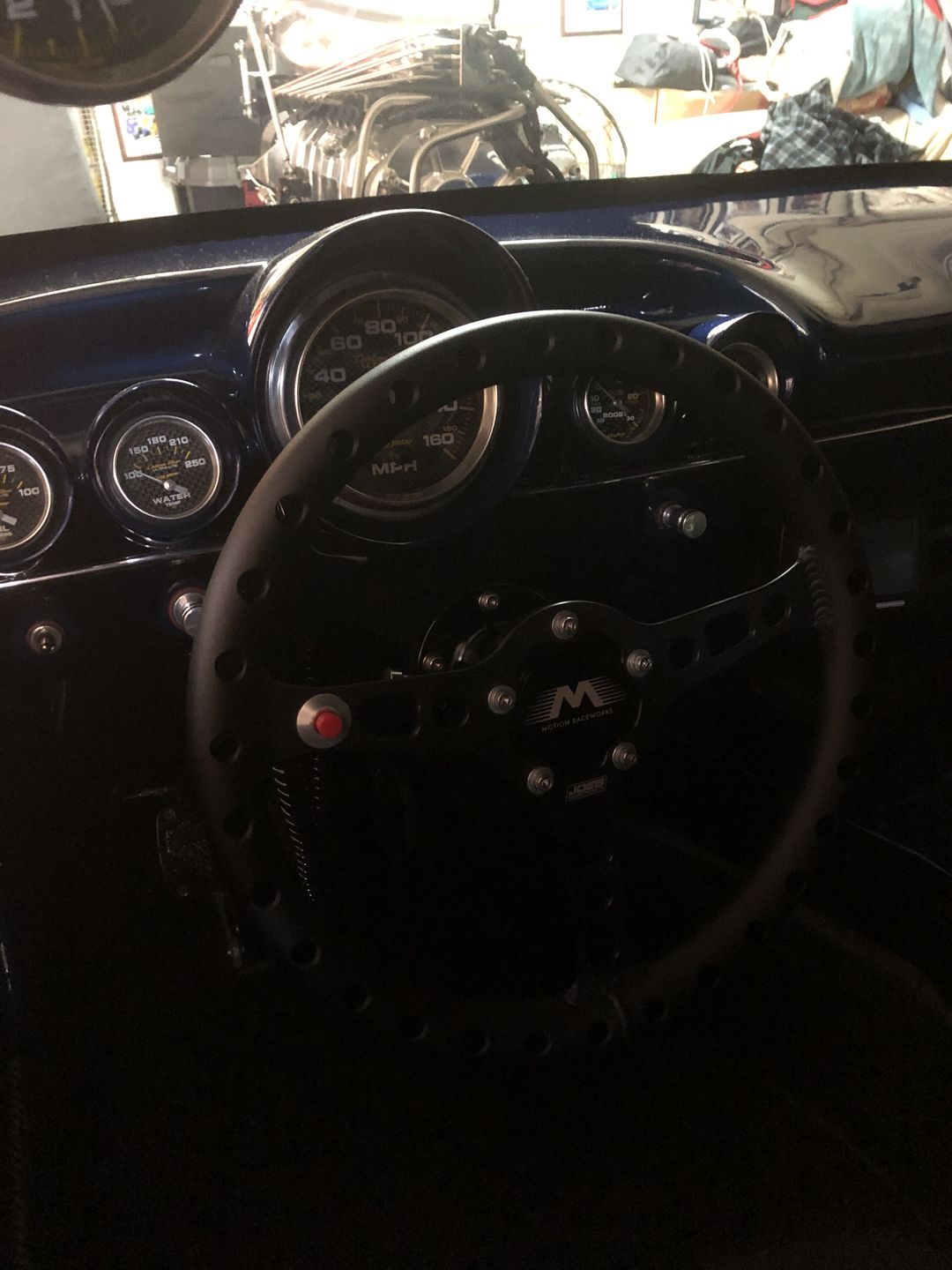 Customer photo review of Motion Raceworks Horn Delete Center Button (5 or 6 Bolt)