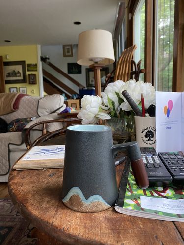 Customer photo review of Morning & Night Coffee & Tea Mug