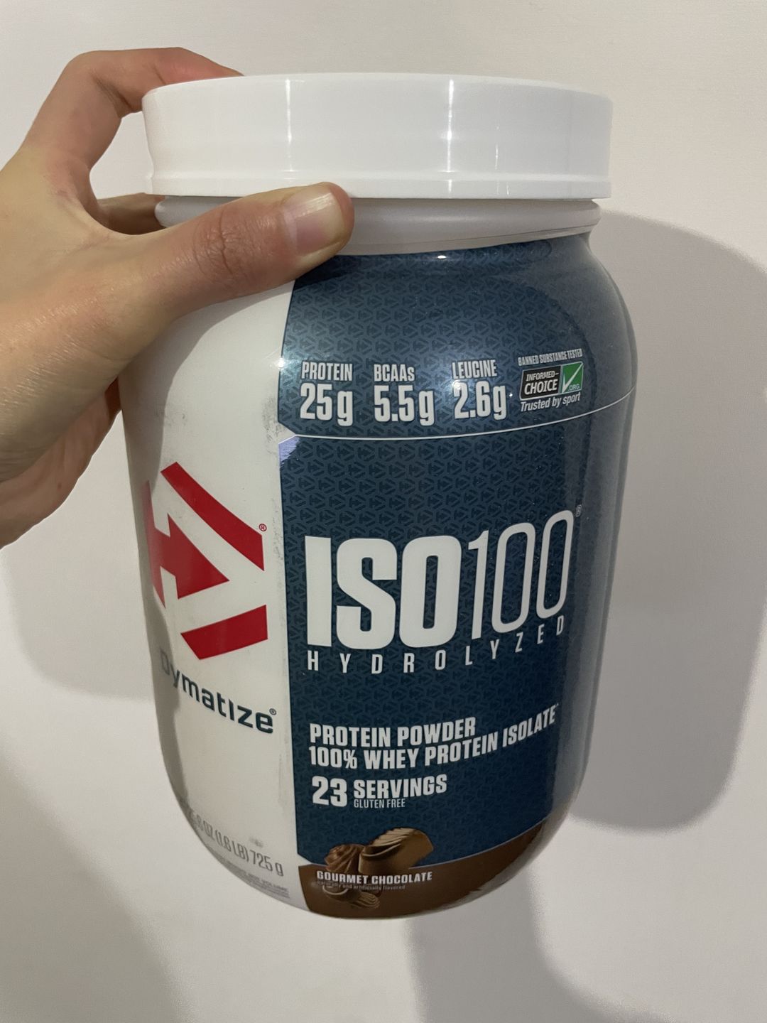 Customer photo review of Dymatize ISO100 Hydrolyzed Proteina Hidrolizada 1.6 Lb