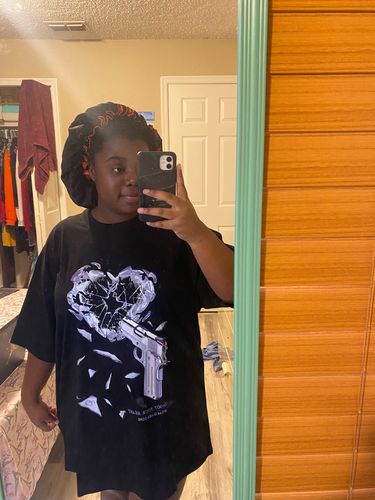 Customer photo review of Harajuku Style "Shot Through The Heart" Tee