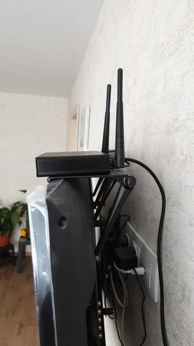 Customer photo review of ®SCREENSHELF - Repisa Ajustable ⭐⭐⭐⭐⭐