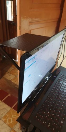 Customer photo review of ®SCREENSHELF - Repisa Ajustable ⭐⭐⭐⭐⭐