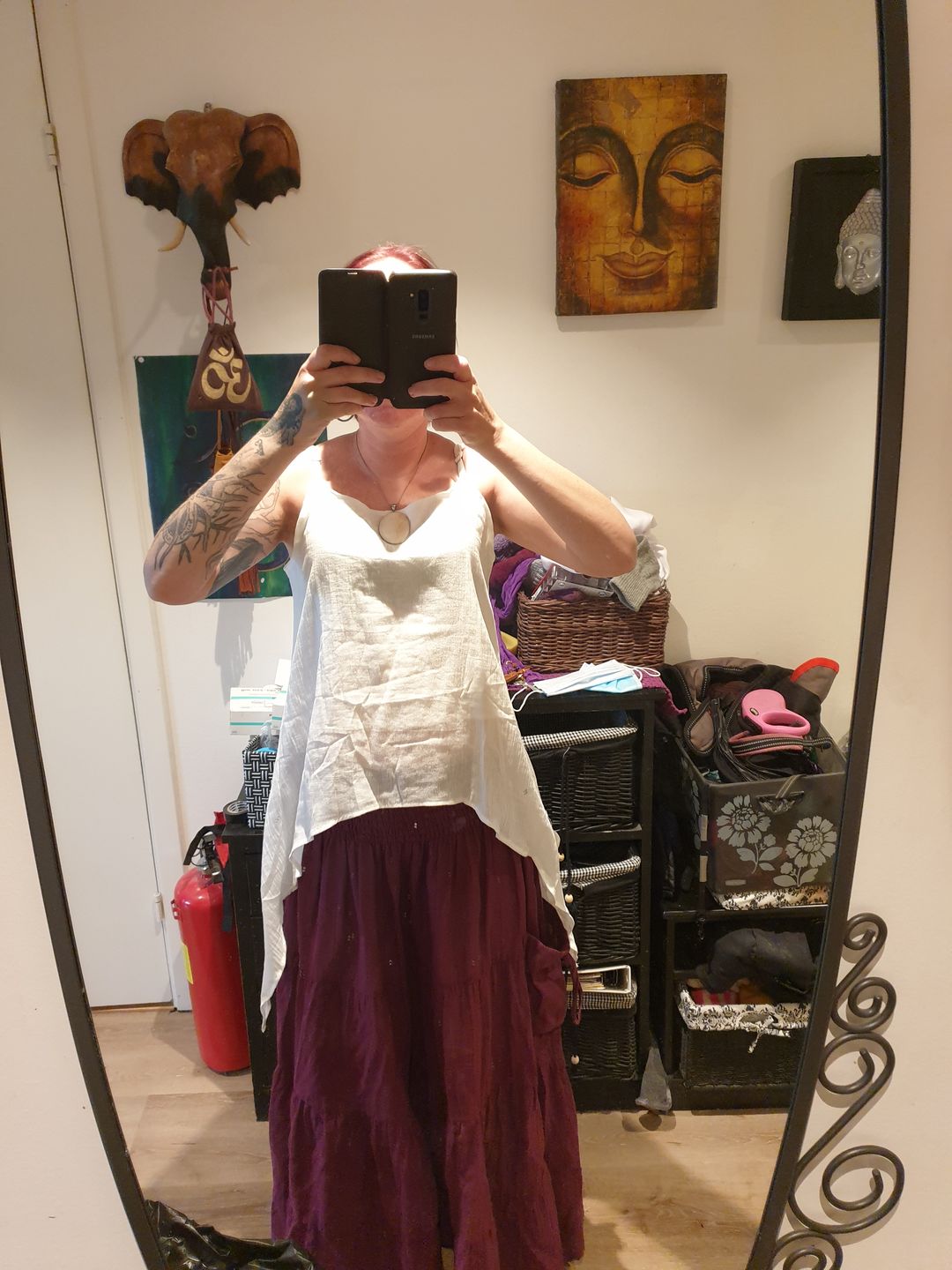 Customer photo review of Cotton Top Calypso Off White