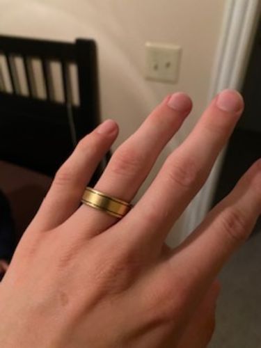 Customer photo review of Band Ring 2.0 (Gold)
