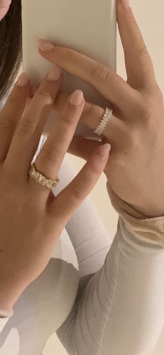 Customer photo review of Crystal Ring Silber I 925 Sterling Silber