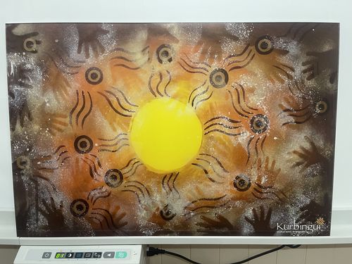 Customer photo review of Acrylic Mounting Panel - 60 x 90 cm