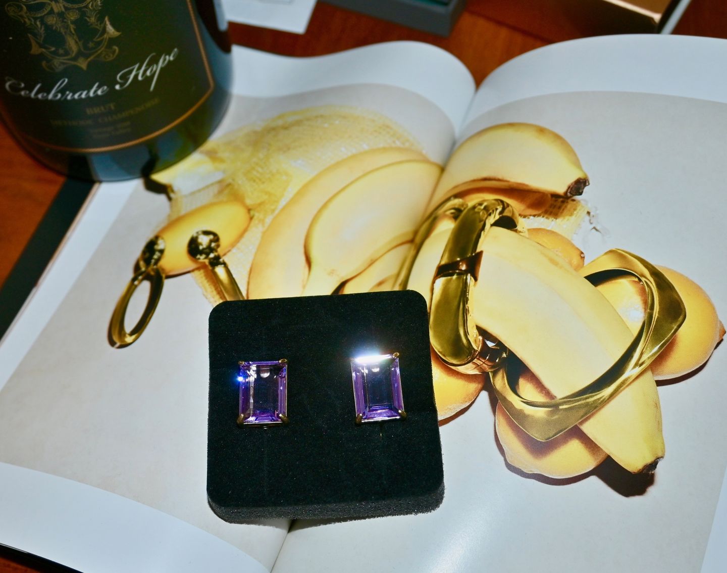 Customer photo review of HEIDI DAUS®"Devil Wears Heidi" Crystal Button Earring
