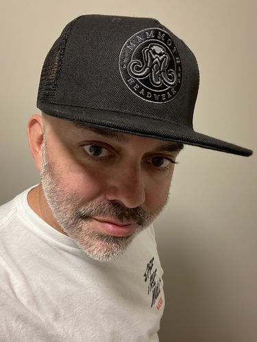 Customer photo review of Classic Trucker - Blacked Out