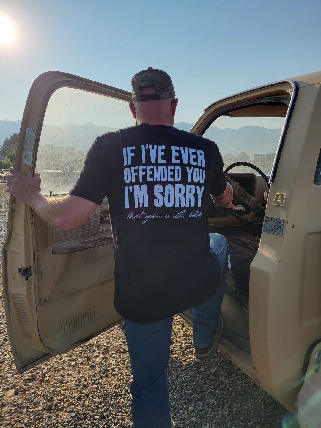 Customer photo review of If I've Ever Offended You I'm Sorry
