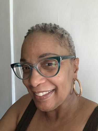 Customer photo review of Raw Flaxseed Hair Gel